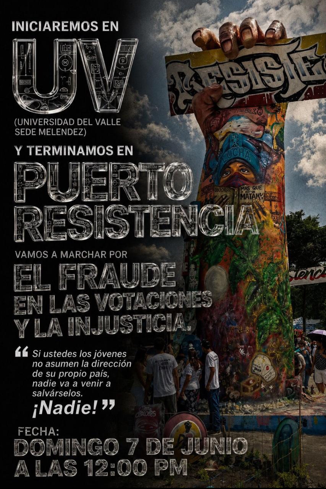 Marcha por el fraude y la injusticia