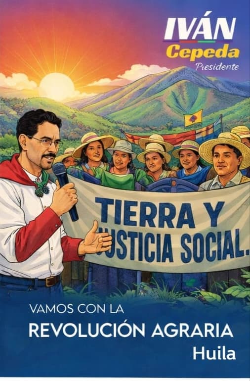 Huila - Sector campesino - Iván Cepeda Presidente ✊